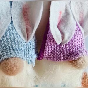 GREENBRIER INT Spring Gnomes Long Pick Wood Stick For Decor